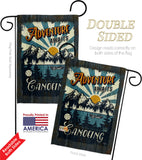 Awaits Canoeing - Hobbies Interests Vertical Impressions Decorative Flags HG109083 Made In USA