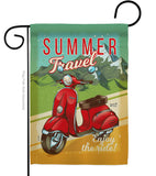 Summer Scooter Travel - Hobbies Interests Vertical Impressions Decorative Flags HG137078 Made In USA