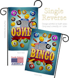 Bingo Win Night - Hobbies Interests Vertical Impressions Decorative Flags HG137088 Made In USA