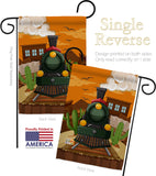 Wild West Train - Hobbies Interests Vertical Impressions Decorative Flags HG192127 Made In USA