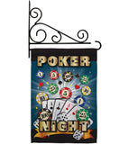 Poker Night - Hobbies Interests Vertical Impressions Decorative Flags HG109039 Made In USA