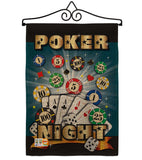 Poker Night - Hobbies Interests Vertical Impressions Decorative Flags HG109039 Made In USA