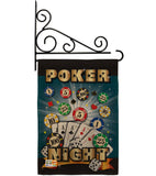 Poker Night - Hobbies Interests Vertical Impressions Decorative Flags HG109039 Made In USA