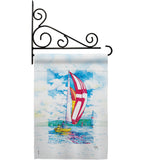 Sailboats - Hobbies Interests Vertical Impressions Decorative Flags HG109041 Made In USA