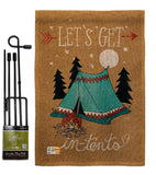 Adventure in Tents - Hobbies Interests Vertical Impressions Decorative Flags HG109067 Made In USA