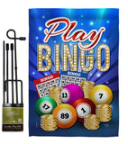 Play Bingo - Hobbies Interests Vertical Impressions Decorative Flags HG109076 Made In USA