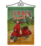 Summer Scooter Travel - Hobbies Interests Vertical Impressions Decorative Flags HG137078 Made In USA