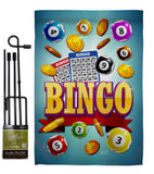 Bingo Win Night - Hobbies Interests Vertical Impressions Decorative Flags HG137088 Made In USA