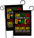 Black Freedom - Historic Americana Vertical Impressions Decorative Flags HG190152 Made In USA