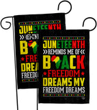 Black Freedom - Historic Americana Vertical Impressions Decorative Flags HG190152 Made In USA