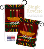 Happy Kwanzaa - Kwanzaa Winter Vertical Impressions Decorative Flags HG114233 Made In USA