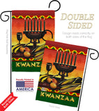 Celebrate Kwanzaa - Kwanzaa Winter Vertical Impressions Decorative Flags HG137336 Made In USA