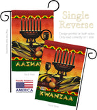 Celebrate Kwanzaa - Kwanzaa Winter Vertical Impressions Decorative Flags HG137336 Made In USA