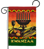 Celebrate Kwanzaa - Kwanzaa Winter Vertical Impressions Decorative Flags HG137336 Made In USA