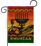 Celebrate Kwanzaa - Kwanzaa Winter Vertical Impressions Decorative Flags HG137336 Made In USA