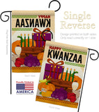 Happy Kwanzaa Party - Kwanzaa Winter Vertical Impressions Decorative Flags HG137337 Made In USA