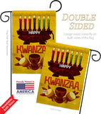 Kwanzaa Party - Kwanzaa Winter Vertical Impressions Decorative Flags HG190021 Made In USA