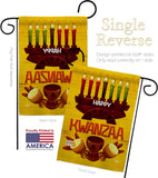 Kwanzaa Party - Kwanzaa Winter Vertical Impressions Decorative Flags HG190021 Made In USA