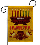 Kwanzaa Party - Kwanzaa Winter Vertical Impressions Decorative Flags HG190021 Made In USA