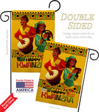 Joyful Kwanzaa - Kwanzaa Winter Vertical Impressions Decorative Flags HG190022 Made In USA