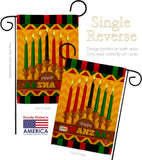 Happy Kwanzaa Holiday  - Kwanzaa Winter Vertical Impressions Decorative Flags HG192333 Made In USA