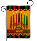 Happy Kwanzaa Holiday  - Kwanzaa Winter Vertical Impressions Decorative Flags HG192333 Made In USA