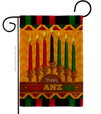 Happy Kwanzaa Holiday  - Kwanzaa Winter Vertical Impressions Decorative Flags HG192333 Made In USA