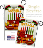 Gather Kwanzaa - Kwanzaa Winter Vertical Impressions Decorative Flags HG192719 Made In USA