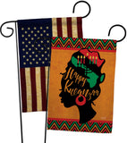 Kwanzaa Wishes - Kwanzaa Winter Vertical Impressions Decorative Flags HG130427 Made In USA