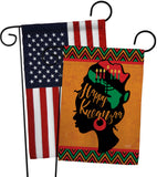 Kwanzaa Wishes - Kwanzaa Winter Vertical Impressions Decorative Flags HG130427 Made In USA