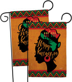 Kwanzaa Wishes - Kwanzaa Winter Vertical Impressions Decorative Flags HG130427 Made In USA