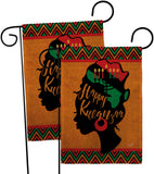 Kwanzaa Wishes - Kwanzaa Winter Vertical Impressions Decorative Flags HG130427 Made In USA