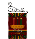 Happy Kwanzaa - Kwanzaa Winter Vertical Impressions Decorative Flags HG114233 Made In USA