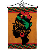 Kwanzaa Wishes - Kwanzaa Winter Vertical Impressions Decorative Flags HG130427 Made In USA