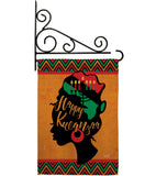 Kwanzaa Wishes - Kwanzaa Winter Vertical Impressions Decorative Flags HG130427 Made In USA