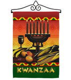 Celebrate Kwanzaa - Kwanzaa Winter Vertical Impressions Decorative Flags HG137336 Made In USA