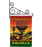 Celebrate Kwanzaa - Kwanzaa Winter Vertical Impressions Decorative Flags HG137336 Made In USA