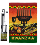 Celebrate Kwanzaa - Kwanzaa Winter Vertical Impressions Decorative Flags HG137336 Made In USA