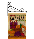 Happy Kwanzaa Party - Kwanzaa Winter Vertical Impressions Decorative Flags HG137337 Made In USA