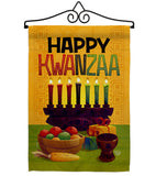 Harvest Kwanzaa - Kwanzaa Winter Vertical Impressions Decorative Flags HG190020 Made In USA