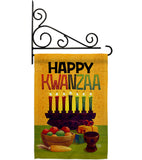 Harvest Kwanzaa - Kwanzaa Winter Vertical Impressions Decorative Flags HG190020 Made In USA