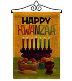 Harvest Kwanzaa - Kwanzaa Winter Vertical Impressions Decorative Flags HG190020 Made In USA