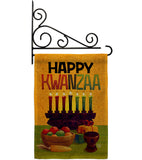 Harvest Kwanzaa - Kwanzaa Winter Vertical Impressions Decorative Flags HG190020 Made In USA