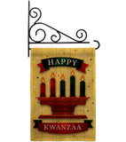 First Fruits Harvest - Kwanzaa Winter Vertical Impressions Decorative Flags HG192716 Made In USA