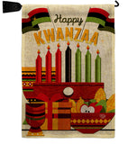 Gather Kwanzaa - Kwanzaa Winter Vertical Impressions Decorative Flags HG192719 Made In USA