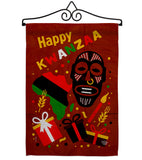 Light Kinara Candles - Kwanzaa Winter Vertical Impressions Decorative Flags HG192721 Made In USA