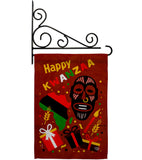 Light Kinara Candles - Kwanzaa Winter Vertical Impressions Decorative Flags HG192721 Made In USA