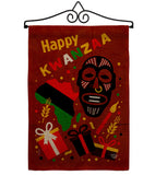 Light Kinara Candles - Kwanzaa Winter Vertical Impressions Decorative Flags HG192721 Made In USA