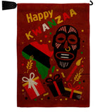 Light Kinara Candles - Kwanzaa Winter Vertical Impressions Decorative Flags HG192721 Made In USA