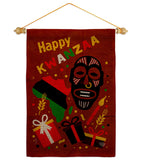 Light Kinara Candles - Kwanzaa Winter Vertical Impressions Decorative Flags HG192721 Made In USA